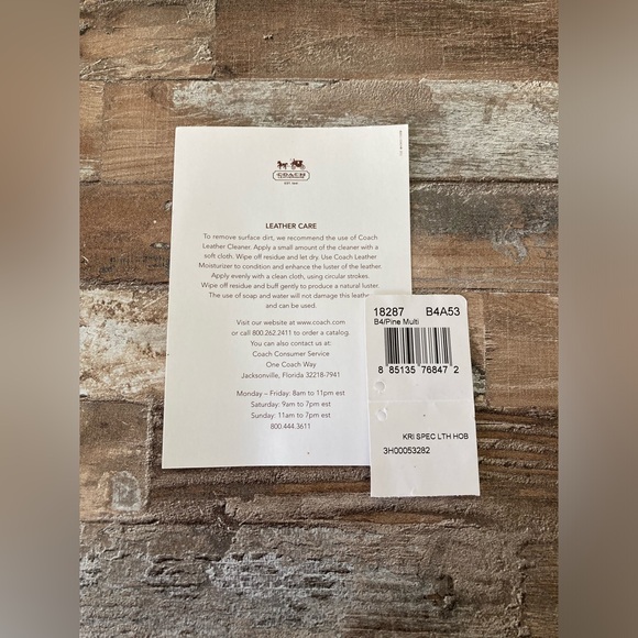 Coach Smooth Leather Crossbody Hobo - Picture 11 of 11